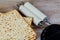 Matzot and red wine -symbols of Passover