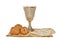 Matzoth silver Kiddush cup walnuts and Yarmulke