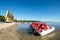 Maubuisson, on the lake of Carcans and Hourtin in Medoc, France