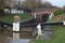 Maunsel lock on the Bridgewater and Taunton Canal in Somerset. It opened in 1827 and linked the River Tone to the River Parrett