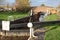 Maunsel lock on the Bridgewater and Taunton Canal in Somerset. It opened in 1827 and linked the River Tone to the River Parrett