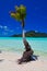 Maupiti beach, Tahiti island, French polynesia, close to Bora-Bora