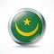 Mauritania flag button