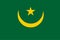 Mauritania flag vector.Illustration of Mauritania flag