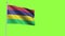 Mauritius Flag Slow Motion