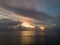 Mauritius Indian ocean sunset