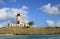 Mauritius, picturesque lighthouse island in Mahebourg aera