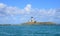 Mauritius, picturesque lighthouse island in Mahebourg aera