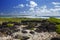 Mauritius. Stony landscape of the island Gabriel