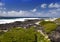 Mauritius. Stony landscape of the island Gabriel