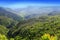 Mauritius , view of mountains against the blue sky