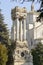 Mausoleum with columns at Monumental Cemetery, Milan