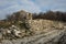 Mausoleum of Dzhanike-Khanym in cave city Chufut-Kale in Bakhchysarai, Crimea