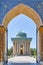 Mausoleum of Imam-al-Matrudiy in Samarkand, Uzbekistan