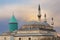 Mausoleum of Mevlana and Selimiye Mosque in Konya, Turkey