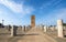 The Mausoleum of Mohammed V and Hassan Tower in Rabat, Morocco