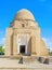 The mausoleum\'s entrance