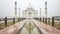 Mausoleum of Taj Mahal city of Agra, UNESCO historical monument. AI generated.