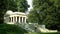 Mausoleum of Yugoslav soldiers, South Slavic mausoleum in the park, monumental neoclassicism from 1926, died in Olomouc