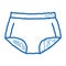 Maxi Pants Icon Vector Outline Illustration
