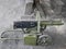 Maxim machine gun.  Water cooling of the barrel. box for machine gun ammunition. weapons of the second world war. Green camouflage