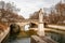 Maximilian Bridge over Isar River in Munich