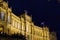 The Maximilianeum palace 1874, seat of Landtag at night, Munic