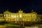 The Maximilianeum palace 1874, seat of Landtag at night, Munic