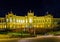 The Maximilianeum palace 1874, seat of Landtag at night, Munic