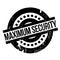 Maximum Security rubber stamp