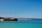 May 10, 2013 - A three-masted ship stands at the port of Halkidiki Peninsula, Greece