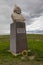 MAY 19, 2019, FORT YATES, North Dakota, USA - Burial Site of Sitting Bull, Fort Yates, Standing Rock Indian Reservation, North