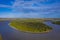 MAY 20 2019, North Dakota USA - Missouri-Yellowstone Confluence, Williams County, N Dakota