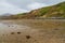 May 2021 aftermath of huge cliff landslip at Nefyn, Llyn Peninsula, Wales