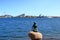 May 23 2022 - Copenhagen, Denmark: View of the Little mermaid statue in Copenhagen in Denmark