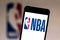 May 30, 2019, Brazil. In this photo illustration the National Basketball Association NBA logo is displayed on a smartphone