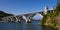 MAY 31, GOLD BEACH, OR, USA - Isaac Lee Patterson Bridge, also known as the Rogue River Bridge Gold Beach, Oregon