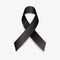 May is National Melanoma and Skin Cancer Awareness Month. Concept with black Ribbon. Banner template