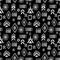 Maya ancient seamless pattern bohemian drawing navajo culture background hipster trendy design black and white colors