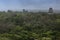 Maya buildings in the jungle in Tikal, Guatemala