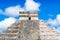 Maya Pyramid, Chichen-Itza, Mexico Close up view.