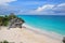 Maya ruins on the Caribbean Beach, Mexico