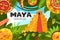 Maya World Horizontal Poster