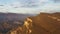 Mayak mountain, mountain Dagestan, and aerial view of the greater Caucasus. No color grading.