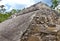 A Mayan Ball field, Mexico. Close up