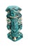 Mayan deity statue from Mexico isolated