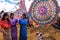 Mayan girls & giant kites, All Saints\' Day, Guatemala