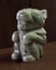 Mayan Jade Statue Sitting Jaguar