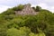 Mayan pyramids in Calakmul campeche mexico X