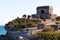 Mayan Ruins above the Ocean at Tulum